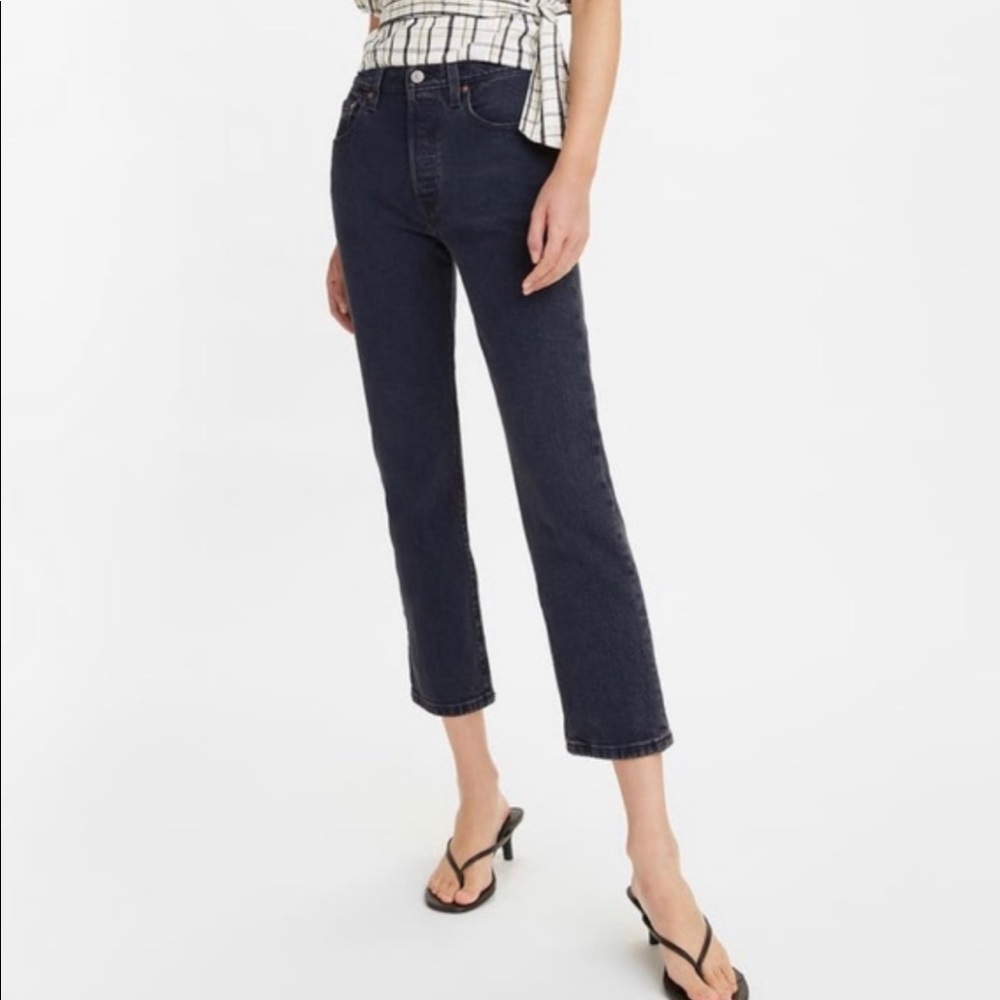 LEVI’S 501® High Waist Crop Straight Leg Jeans - Women’s Size 24 x 26 NWT